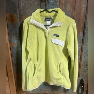 Patagonia Women's Lime Green Pullover Fleece